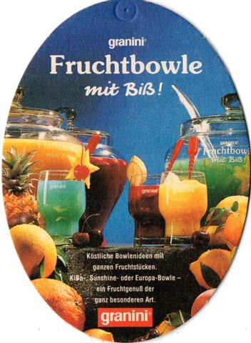 Bierdeckel Granini Fruchtbowle mit Biß RS Granini Fruchtbowle mit Biß ! 